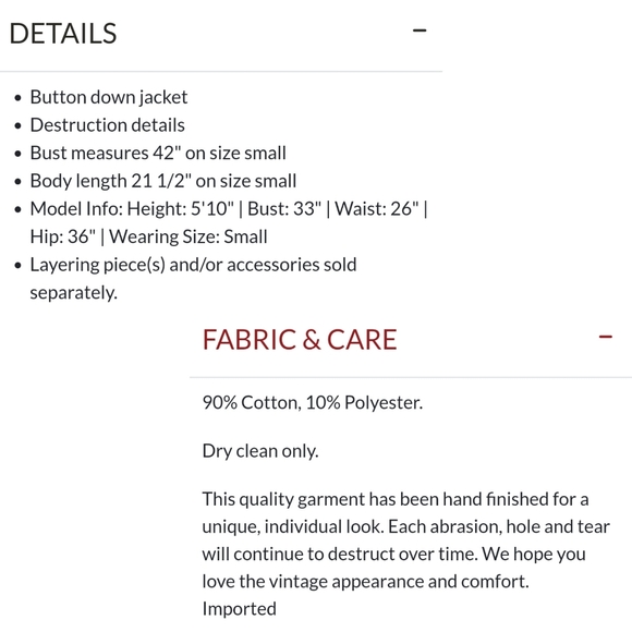 . Vervet Distressed Rhinestone Fringe Long Sleeve Denim Jacket - Picture 6 of 8